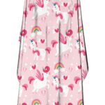 CAPA DE CORTE INFANTIL UNICORNIO ROSA