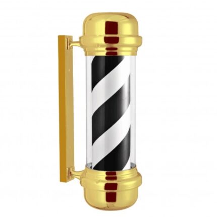 BARBER POLE DORADO CROMADO