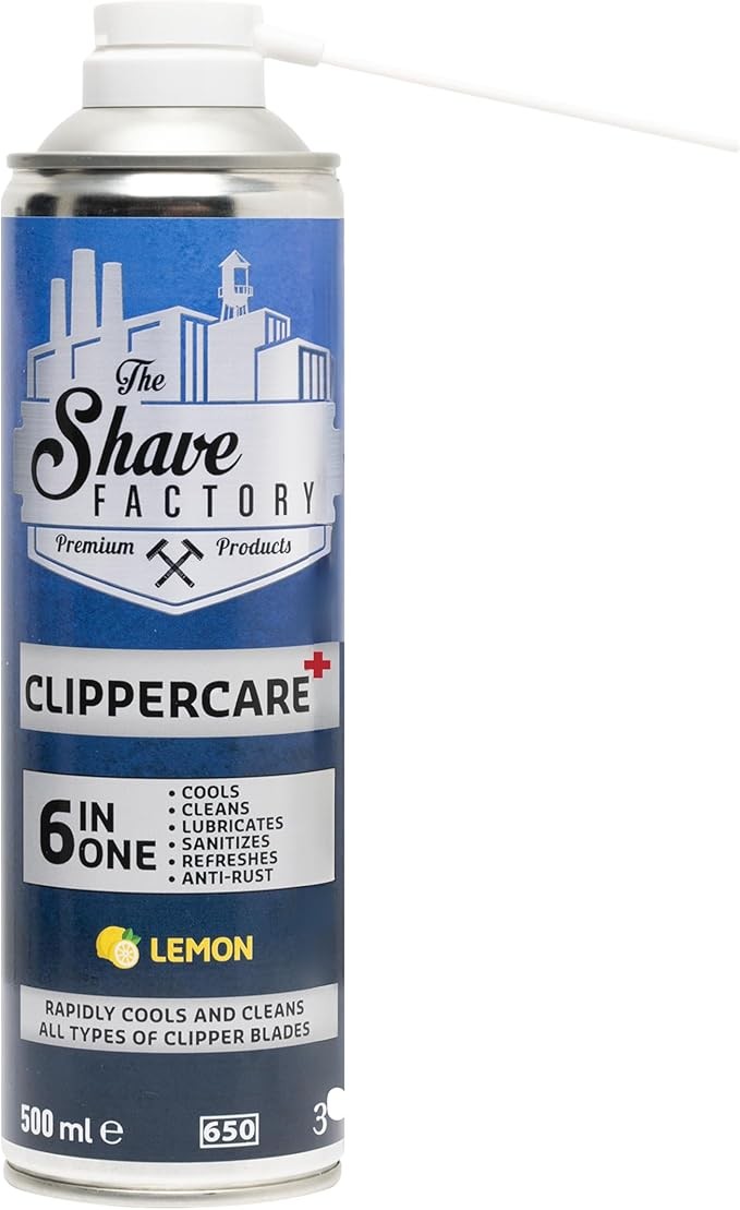 THE SHAVE FACTORY SPRAY DESINFECTANTE PARA MÁQUINAS 6 EN 1 500ML THE SHAVE FACTORY SPRAY DESINFECTANTE PARA MÁQUINAS 6 EN 1 500ML